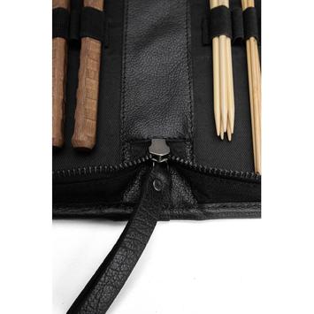 Muud Effi Strikkeetui Canvas-Sort (569-2156-BL)