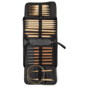 Muud Effi Strikkeetui Canvas-Sort (569-2156-BL)