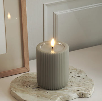 Unique Kubbelys Rille LED Sand Ø8