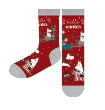 Mummi Julesokker Vinterland Rød str.39/41