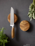 HOLM Knivmagnet Rund Ø9 2stk akasietre (379-36835)