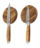 HOLM Knivmagnet Rund Ø9 2stk akasietre (379-36835)