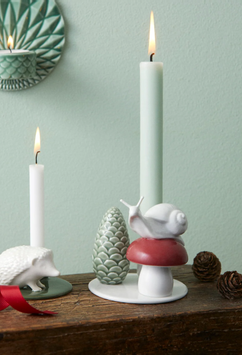 Dottir Winter Stories lysestake kronelys