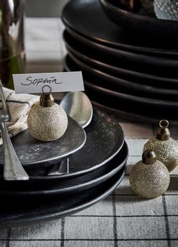 House Doctor Bordkortholdere Glass 6stk