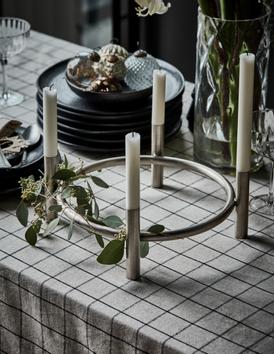 House Doctor Maxi Lysestake Antique-Silver Ø30