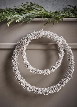 House Doctor Krans Winter Hvit Ø23