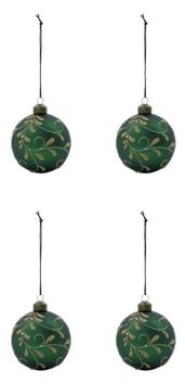 House Doctor Julekuler Flori Grønn 4stk