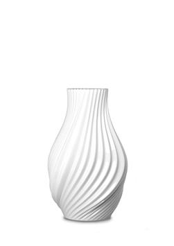 Lyngby Twist Vase Hvit Porselen (521-201020,201021, 201022)