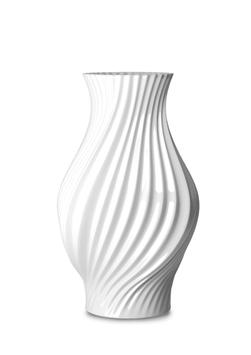Lyngby Twist Vase Hvit Porselen (521-201020,201021, 201022)
