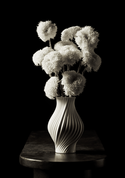 Lyngby Twist Vase Hvit Porselen (521-201020,201021, 201022)