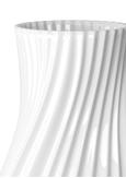 Lyngby Twist Vase Hvit Porselen (521-201020,201021, 201022)