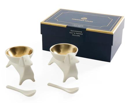 Jonathan Adler Dachshund Salt-&-Pepper H19,3 (368-35030)