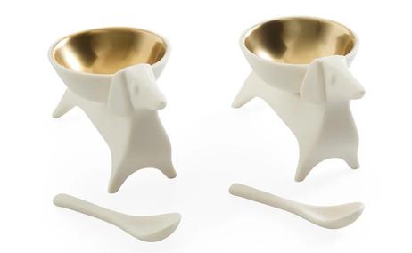Jonathan Adler Dachshund Salt-&-Pepper H19,3 (368-35030)