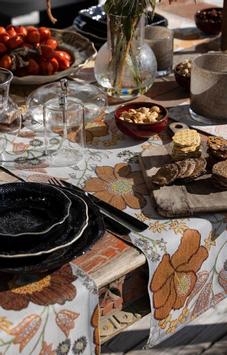 Ekelund Kveldsblomst Løper bomull 35x120 (202-A2240)