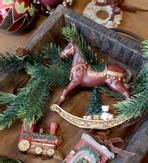 Chic Antique Noel Gyngehest Cherry H14 (529-52085433)