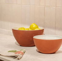 UND Hverdagsbolle Terracotta Offwhite