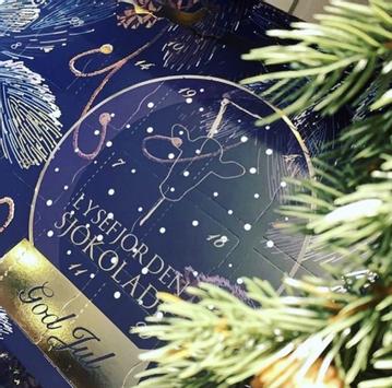 Lysefjorden Sjokolade Julekalender norsk håndlaget (706-kalender2025)
