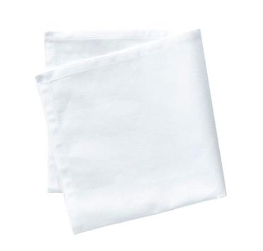 Bastian Tøyserviett Hvit bomull 45x45