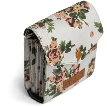 Muud Betina Oppbevaringsveske Utskiftbare-Rundpinner Canvas-Flower (569-2155-flower)