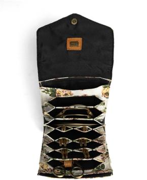 Muud Betina Oppbevaringsveske Utskiftbare-Rundpinner Canvas-Flower (569-2155-flower)