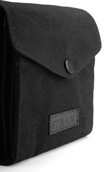 Muud Betina Oppbevaringsveske Utskiftbare-Rundpinner Canvas-Sort (569-2155-BL)