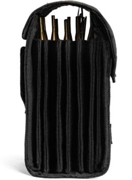 Muud Betina Oppbevaringsveske Utskiftbare-Rundpinner Canvas-Sort (569-2155-BL)