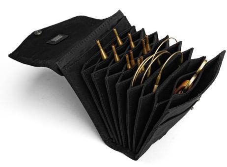 Muud Betina Oppbevaringsveske Utskiftbare-Rundpinner Canvas-Sort