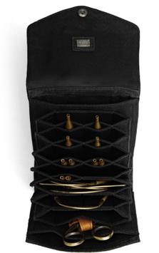 Muud Betina Oppbevaringsveske Utskiftbare-Rundpinner Canvas-Sort (569-2155-BL)