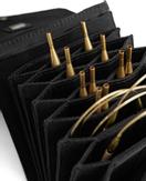 Muud Betina Oppbevaringsveske Utskiftbare-Rundpinner Canvas-Sort (569-2155-BL)