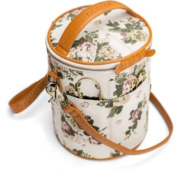 Muud Saturn Oppbevaringsveske Canvas-Flower (569-2148-flower)