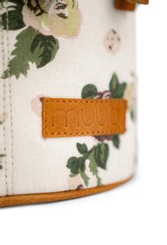 Muud Saturn Oppbevaringsveske Canvas-Flower (569-2148-flower)