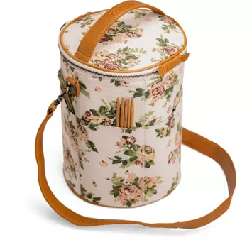 Muud Saturn-XL Oppbevaringsveske Canvas-Flower (569-2147-flower)