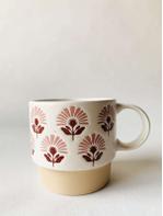 Trend Design Krus Marie Retro Rosa-Blomst