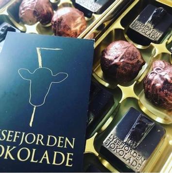 Lysefjorden Sjokoladekonfekt 16biters gaveeske