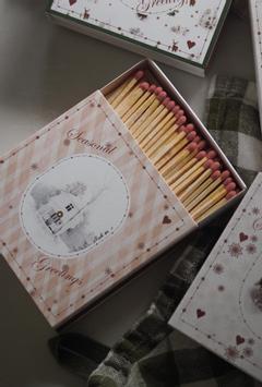 Wik & Walsøe Julemorgen Fyrstikker Hus