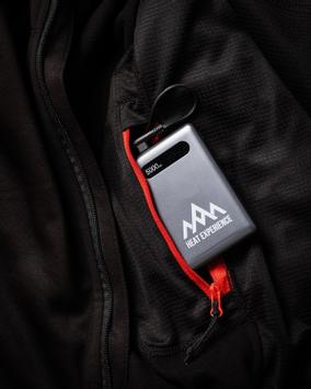 Heat Experience Varmejakke Fleece herre Sort (665-HECL003BK)