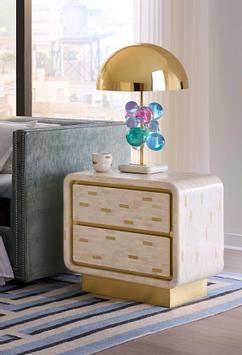 Jonathan Adler Bordlampe Globo Farger H63,5 (368-JA-21740)