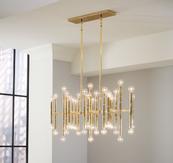 Jonathan Adler Lysekrone Meurice Brass 96x35 (368-JA-34212)