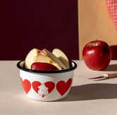 Mummi Emaljebolle Hjerte 6dl (489-6416114972517)