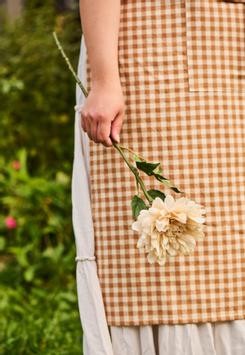 Ib Laursen Kunstig Blomst Dahlia-ButterCream H45 (171-9884-82)