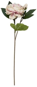 Ib Laursen Kunstig Blomst Peon-Lyserosa H55