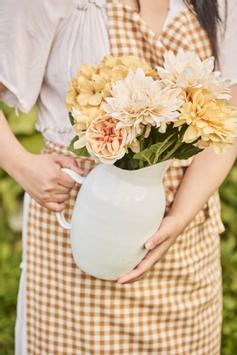 Ib Laursen Kunstig Blomst Rose-Beige H50 (171-9886-30)