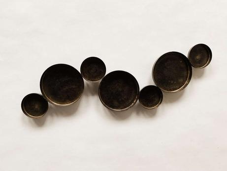 Trend Design Lysholder Kubbelys+Telys Antikk-Brun 54cm (298-J52436)