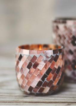 Trend Design Lysholder Mosaikk Rosa H8 (298-306320)