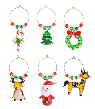 Hadeland Glassverk Ornament Julefigurer 6stk