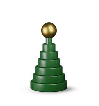 Kay Bojesen Trefigur Juletre H13,5