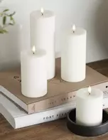 Deluxe Real-flame batterilys Ø5 Hvit