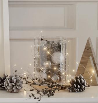 Deluxe LED-wire 40lys 3.9m batteridrevet