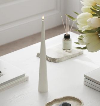 Deluxe Batterilys Kjegle Hvit Ø5 (621-RF-C-0001,RF-C-0002,RF-C-0003)