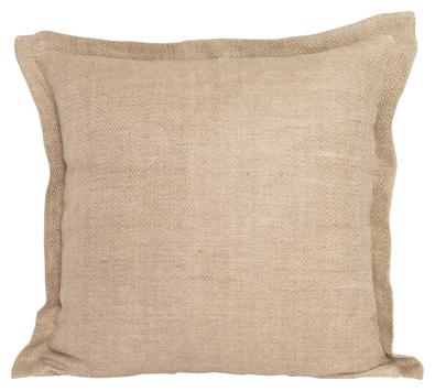 Lama Putetrekk Lin Herringbone Beige_50x50